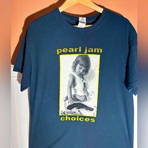 PEARL JAM VINTAGE ROCK BAND T-SHIRT (grunge music)